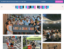 Tablet Screenshot of gironagranfondo.com